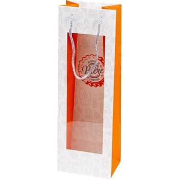 Sac carton FSC Authentique biere de caractere 1 bouteille-C721 1