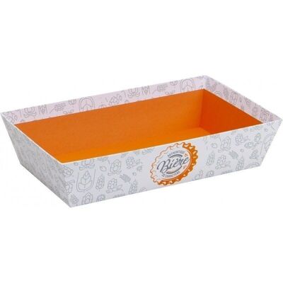 FSC reinforced cardboard basket Authentic beer with character-C826