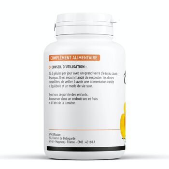 Escholtzia Biologique - 240 mg - 200 gélules végétales 2