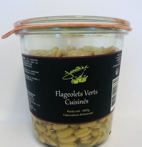 flageolets verts cuisinés