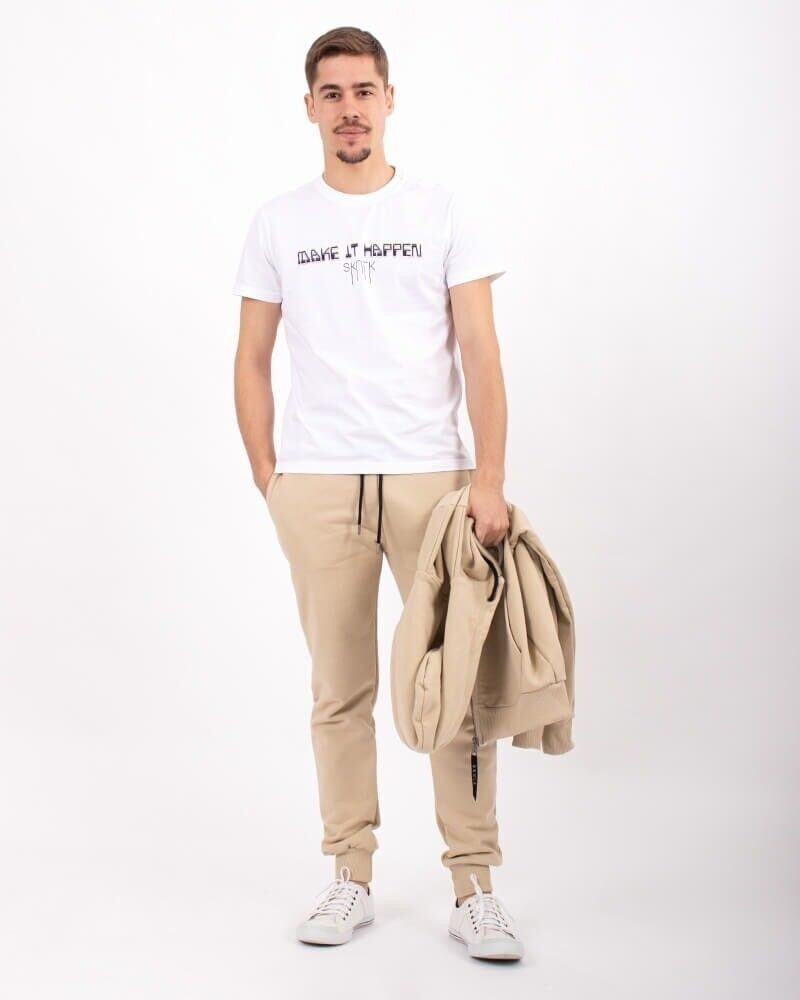 Maglietta futuristica bianca