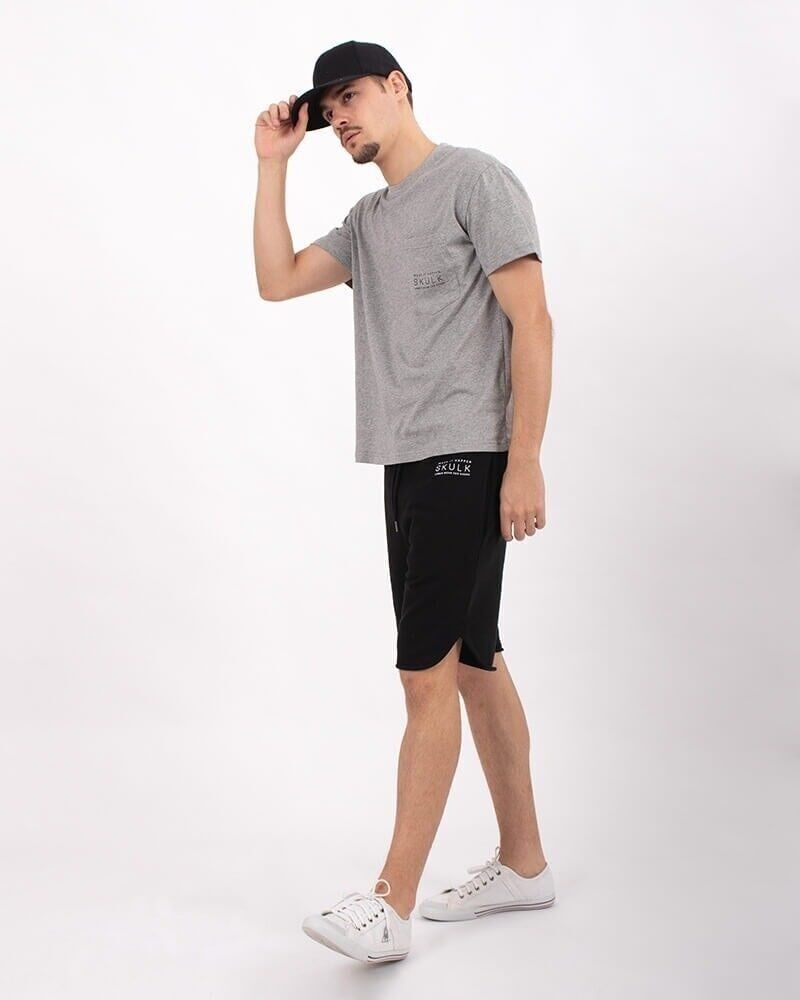 Tshirt tasca miscela grigio