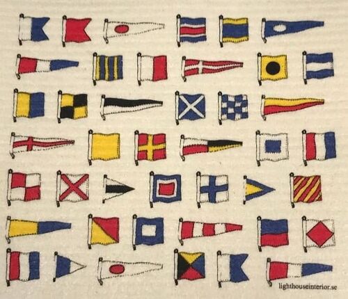 Dish Cloth Signal Flags