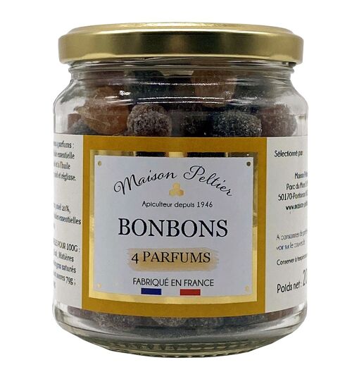 Bonbons au miel 4 parfums