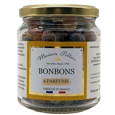 Maison Peltier Honigbonbons 4 Geschmacksrichtungen