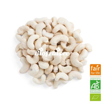 Fair Trade Organic Cashew Nuts Whole Tender 5 kg