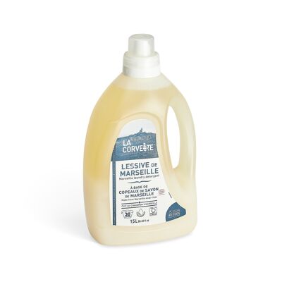 Lessive liquide de Marseille EXTRA PUR – 1,5L – Ecodétergent