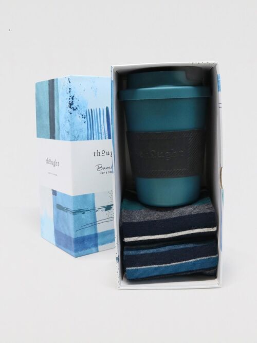 Jem Pla & Bamboo Cup Sock Gift Box - Multi