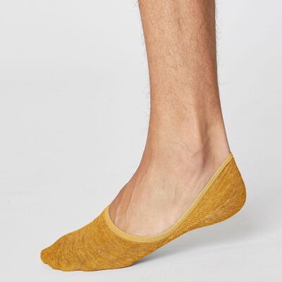 NO SHOW SOCKS - MUSTARD YELLOW