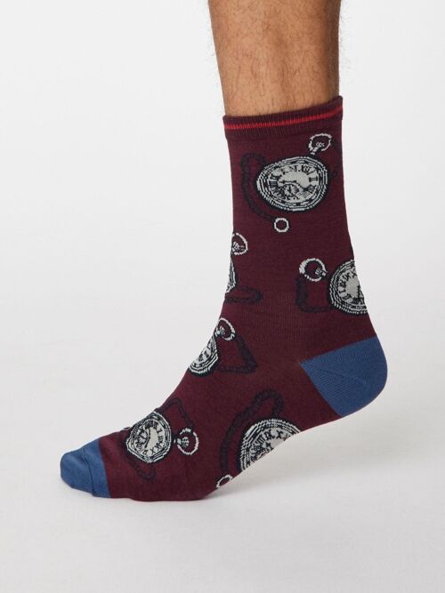 Momento Socks - Wine Red