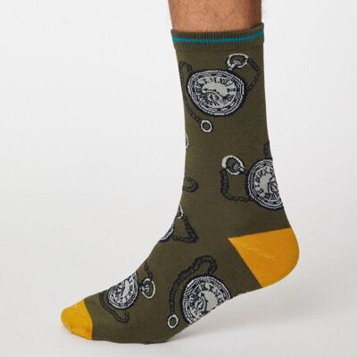 Momento Socks - Khaki Green