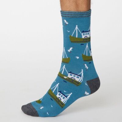 Pesca Socks - Dusty Blue