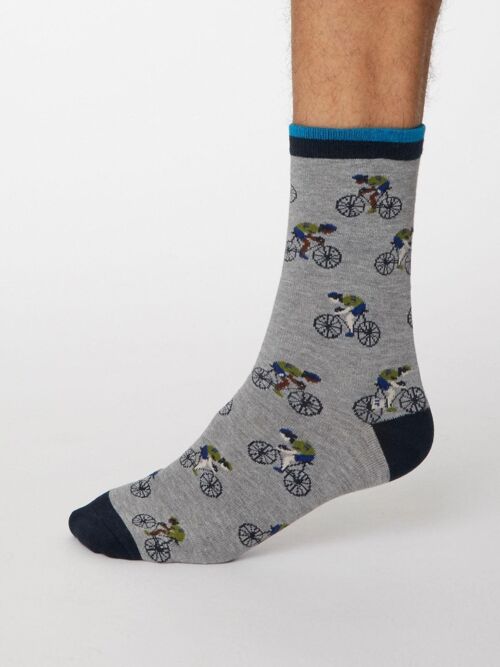 Garra De Bici Socks - Mid Grey Marle