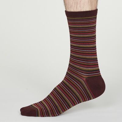 William Socks - Burgundy