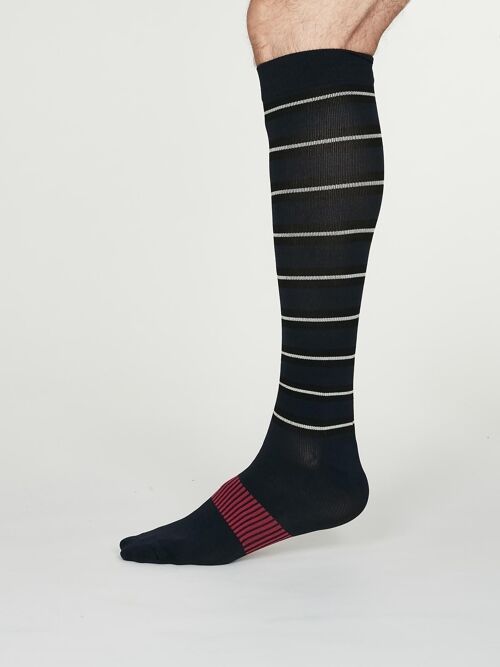 Thomas Compression Socks - Navy Blue