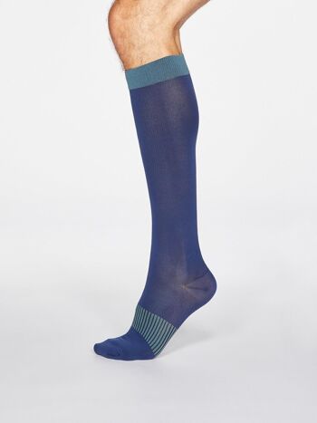 Chaussettes Declan Flight - Bleu Denim