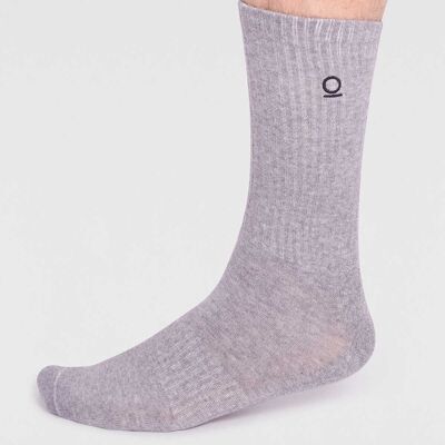 Rafael Organic Cotton Sport Socks - Grey Marle