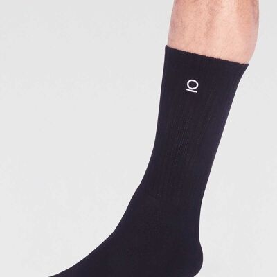 Rafael Organic Cotton Sport Socks - Black