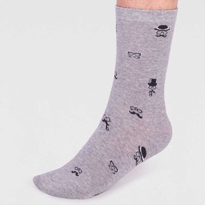 Jett Organic Cotton Smart Socks - Grey Marle