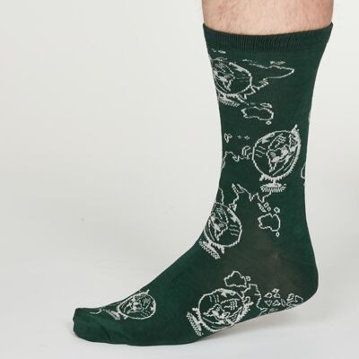 Thaddens Socks - Forest Green