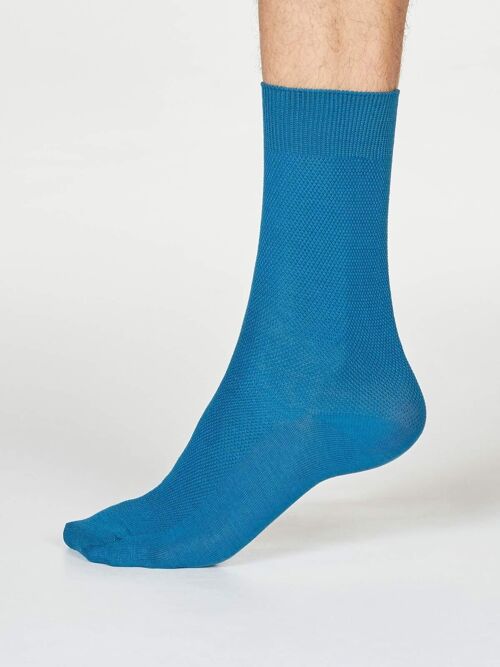 Rodney Dress Socks - Ink Blue
