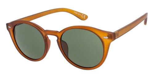Sunglasses - Icon Eyewear JAQUIM - Brown frame with Green lens