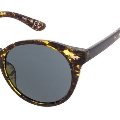 Sunglasses - Icon Eyewear JAQUIM - Tortoise Clear frame with Grey lens