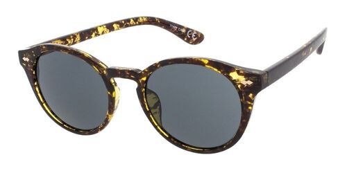 Sunglasses - Icon Eyewear JAQUIM - Tortoise Clear frame with Grey lens