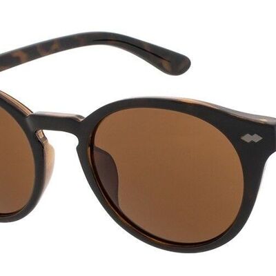 Sonnenbrille - Icon Eyewear JAQUIM - Tortoise & schwarzer Rahmen mit braunen Gläsern