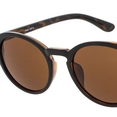 Occhiali da sole - Icon Eyewear JAQUIM - Montatura Tortoise & Black con lenti Brown