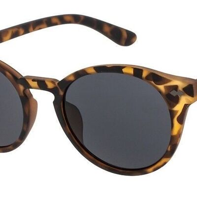 Sunglasses - Icon Eyewear JAQUIM - Matt Tortoise / Grey Lens frame with Grey lens