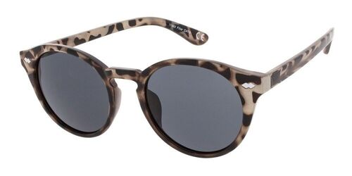 Sunglasses - Icon Eyewear JAQUIM - Tortoise Light frame with Grey lens