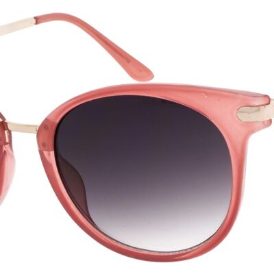 Sunglasses - Icon Eyewear VERA - Pink frame with Light grey lens