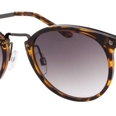 Sunglasses - Icon Eyewear BERLIN - Tortoise frame with Light grey lens