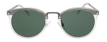 Lunettes de soleil - Icon Eyewear BERLIN - Monture Transparente Mat verres Vert 2