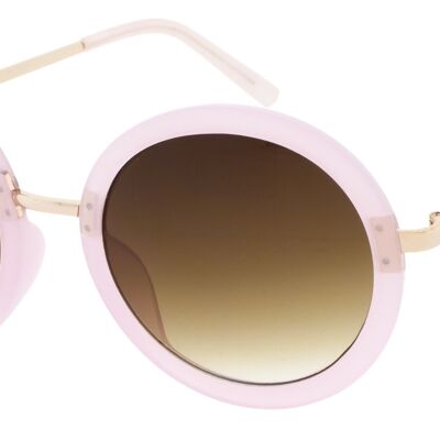 Sonnenbrille - Icon Eyewear ROSE - Pinkes Gestell mit hellbraunen Gläsern