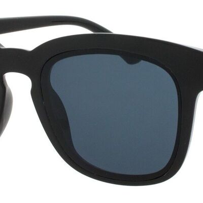 Sonnenbrille - Icon Eyewear MUMBAI - Schwarzer Rahmen / Grauer Linsenrahmen mit grauer Linse