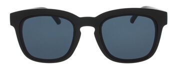 Lunettes de soleil - Icon Eyewear MUMBAI - Monture Noire / Monture Lentille Grise avec lentille Grise 2