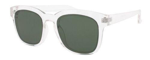 Sunglasses - Icon Eyewear MUMBAI - Transparent frame with Green lens