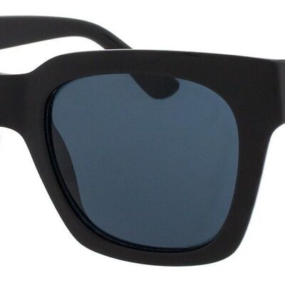 Sonnenbrille - Icon Eyewear NOVA - Schwarzer Rahmen mit grauen Gläsern