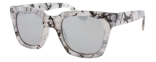 Sunglasses - Icon Eyewear NOVA - Grey Marble frame with Smoke lens