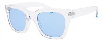 Lunettes de soleil - Icon Eyewear NOVA - Monture transparente avec verres bleus 1