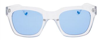 Lunettes de soleil - Icon Eyewear NOVA - Monture transparente avec verres bleus 2