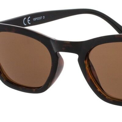 Occhiali da sole - Icon Eyewear GRACE - Montatura tartarugata e nera con lenti marroni