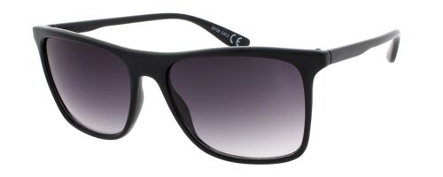 Sunglasses - Icon Eyewear BLITZ - Black / Light grey frame with Light grey lens