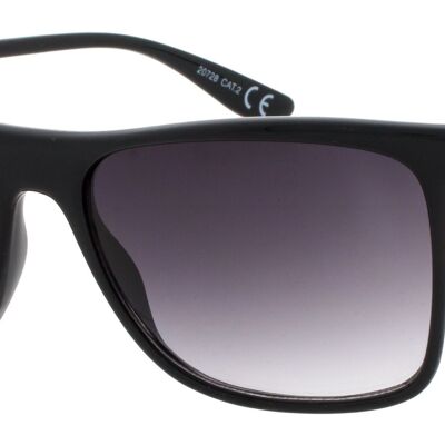 Sunglasses - Icon Eyewear BLITZ - Black / Light grey frame with Light grey lens