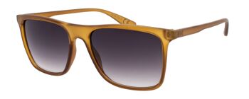 Lunettes de soleil - Icon Eyewear BLITZ - Monture Jaune avec verres Gris clair 1