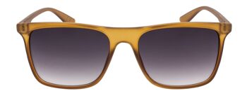 Lunettes de soleil - Icon Eyewear BLITZ - Monture Jaune avec verres Gris clair 2