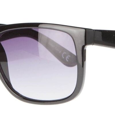 Sonnenbrille - Icon Eyewear ALPHA - Schwarz / Hellgrauer Rahmen mit hellgrauen Gläsern