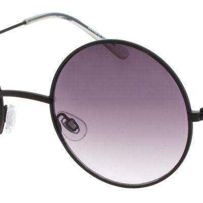 Sonnenbrille - Icon Eyewear MAVERICK - Mattschwarzer Rahmen mit hellgrauen Gläsern